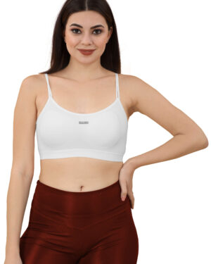 Women Cotton Padded Wire Free Sports Bra Pack of 2